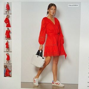 Juliana dress by Evereve in Cayenne